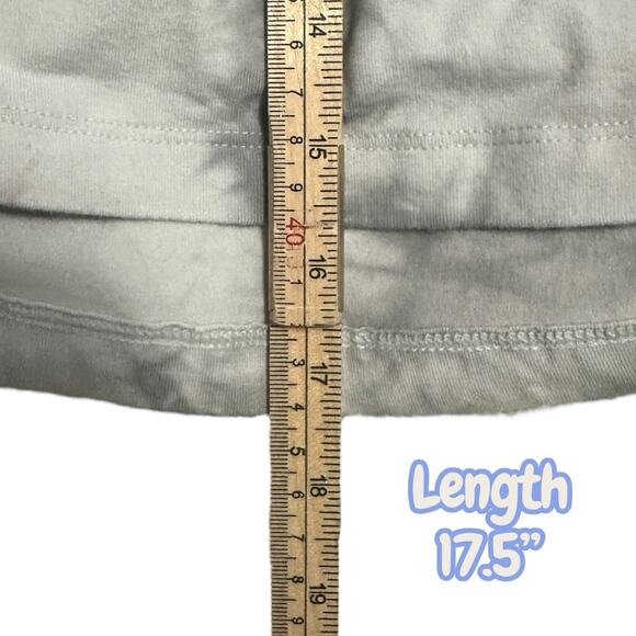 Victoria's Secret PINK Skort Active High Waist Crossover Gray Tie Dye L Skirt - Picture 9 of 9